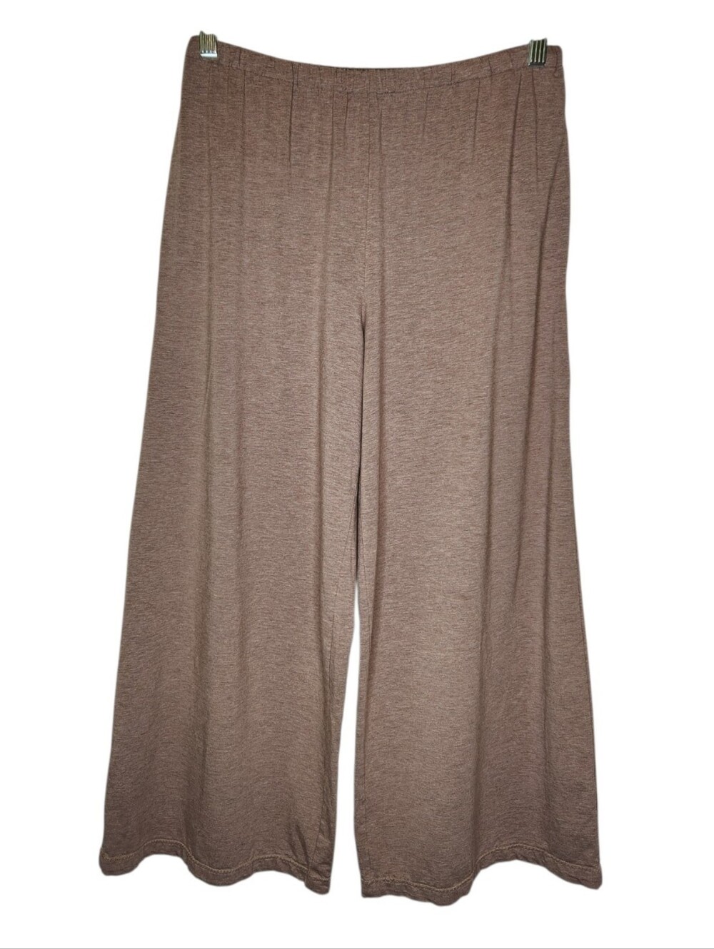 COS Wide Leg Crop Jersey Pants Tan Size Small